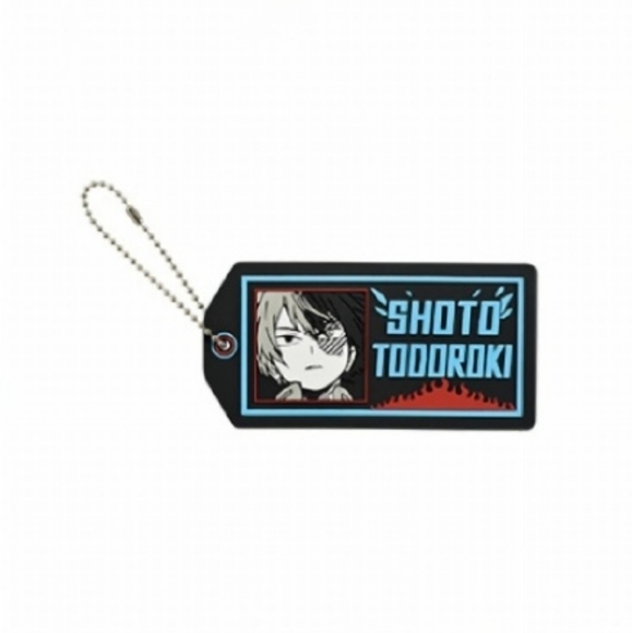 My Hero Academia Shoto Todoroki Rubber Keychain - Picture 1 of 7